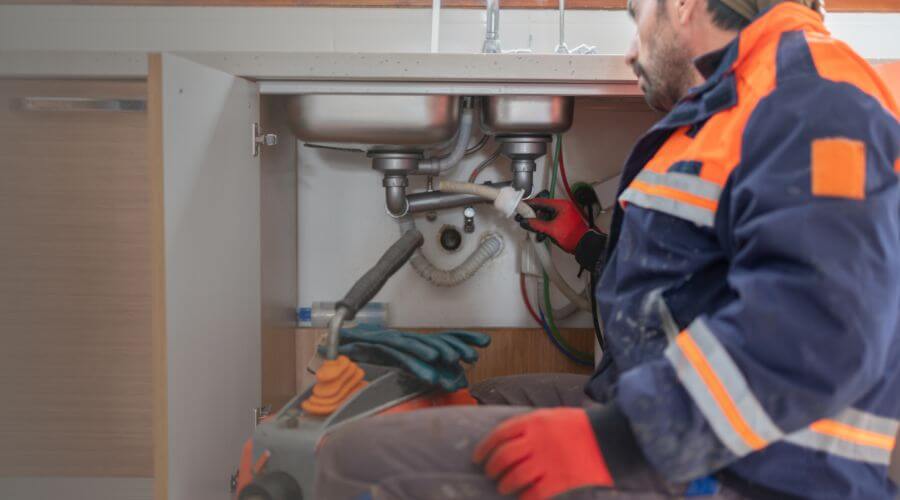 Slab Leak Detection in Wounded Knee, SD